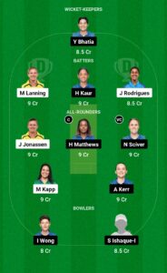 WPL Final Match Mumbai Indians Women VS Delhi Capitals Women Dream 11Team Prediction Today | Pitch Report |Playing 11