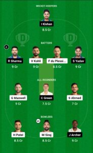 RCB VS MI Dream 11 Team Prediction Today, Pitch Report, Playing 11