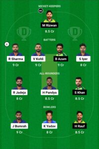 ICC क्रिकेट विश्व कप 2023 IND VS PAK match, ड्रीम 11 टीम Prediction Today, पिच रिपोर्ट, प्लेइंग 11, फैंटेसी क्रिकेट टिप्स