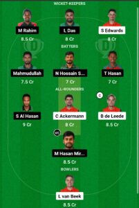  BAN vs NED, ICC Cricket World Cup 2023, ड्रीम 11 टीम Prediction Today, पिच रिपोर्ट, प्लेइंग 11, फैंटेसी क्रिकेट टिप्स