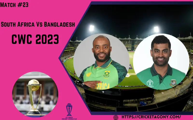 South Africa vs Bangaladesh Match ICC Cricket World Cup 2023 , ड्रीम 11 टीम Prediction Today, पिच रिपोर्ट, प्लेइंग 11, फैंटेसी क्रिकेट टिप्स